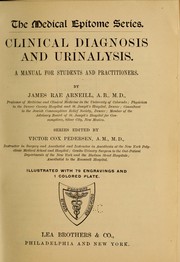 Cover of: Clinical diagnosis and urinalysis. by James Rae Arneill