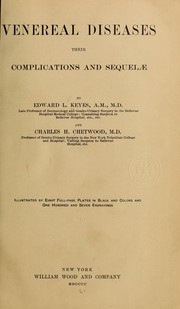 Cover of: Venereal diseases; their complications and sequelæ