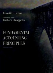 Cover of: Fundamental accounting principles