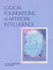 Cover of: Logical foundations of artificial intelligence by Michael Genesereth
