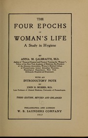 Cover of: The four epochs of woman's life