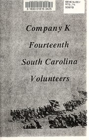 Cover of: Company K, fourteenth South Carolina volunteers