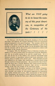 Cover of: What are you going to do to honor the memory of this great American, in recognition of the centenary of his birth?