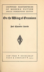 Cover of: On the wing of occasions