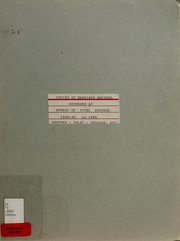 Cover of: Copies of marriage records recorded at Bureau of Vital Records