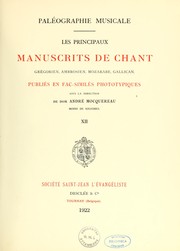 Cover of: Paléographie musicale by André Macquereau