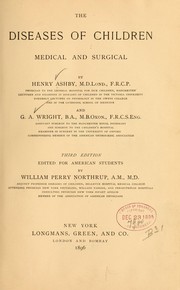 Cover of: The diseases of children by Ashby, Henry