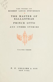 Cover of: The master of Ballantrae by Robert Louis Stevenson