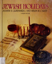 Cover of: Jewish holidays by Judith E. Greenberg