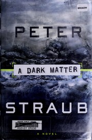 Cover of: A dark matter by Peter Straub
