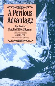 Cover of: A perilous advantage: the best of Natalie Clifford Barney
