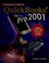 Cover of: Introduction to Quickbooks Pro 2001 Student Edition with CD's 2002