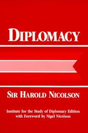 Cover of: Diplomacy by Harold Nicolson