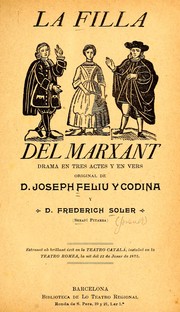 Cover of: La filla del marxant: drama en tres actes y en vers