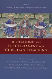 Cover of: Reclaiming the Old Testament for Christian preaching