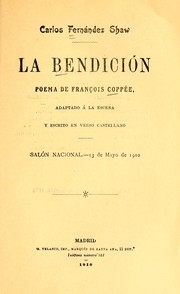 Cover of: La bendición: poema