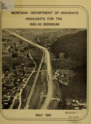 Montana Department of Highways