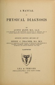 Cover of: A manual of physical diagnosis