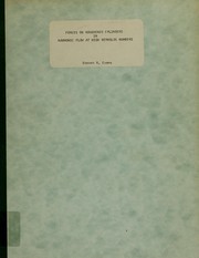 Cover of: Forces on roughened cylinders in harmonic flow at high Reynolds numbers