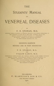 Cover of: The students' manual of venereal diseases