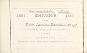 Cover of: Annual reunion ... 1st; 1889 | New Jersey Infantry. 37th regt., 1864