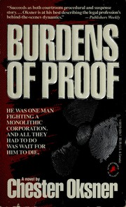 Cover of: Burdens of Proof by Chester Oksner