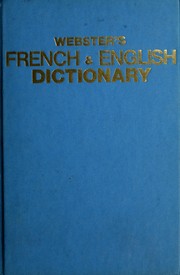 Cover of: Webster's French & English dictionary