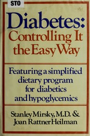 Cover of: Diabetes--controlling it the easy way