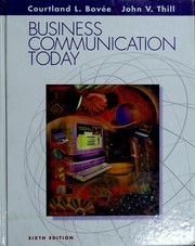 Cover of: Business communication today by Courtland L. Bovée