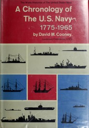 Cover of: A chronology of the U.S. Navy, 1775-1965 by David M. Cooney