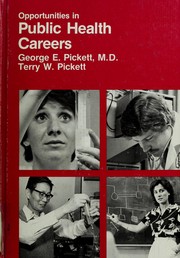 Cover of: Opportunities in public health careers