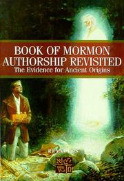 Cover of: Book of Mormon Authorship Revisited by Noel B. Reynolds