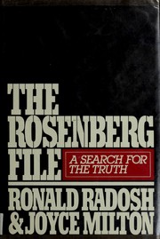 Cover of: The Rosenberg file by Ronald Radosh