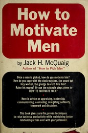 Cover of: How to motivate men