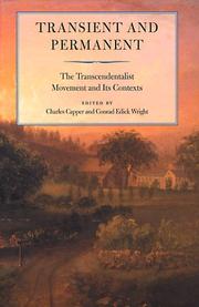 Cover of: Transient and permanent: the transcendentalist movement and its contexts