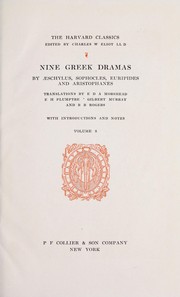 Cover of: Nine Greek dramas | 