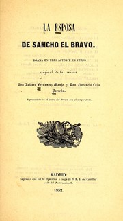 Cover of: La esposa de Sancho el bravo by Isidoro Fernández Monje
