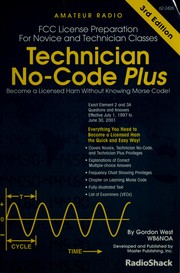 Cover of: Technician no-code plus: FCC license preparation for elements 2 and 3A novice and technician class theory
