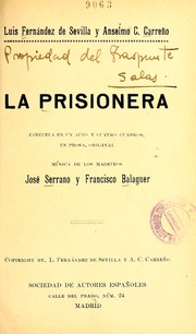 La prisionera by José Serrano