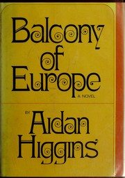 Cover of: Balcony of Europe by Aidan Higgins