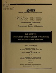 Revised environmental assessment - and programmatic section 4(f) evaluation for BR 9015 (11) Swan River Bridge (west of Ferndale) Flathead County, Montana (P.M.S. control #1132) by United States. Federal Highway Administration. Region 8.