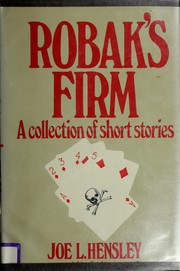 Cover of Robak's firm