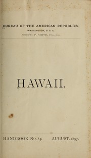 Cover of: Hawaii | Bureau of the American Republics