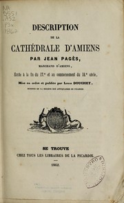 Cover of: Description de la cathédrale d'Amiens