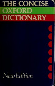 Cover of: Concise Oxford Dictionary 6/E Revised Sykes