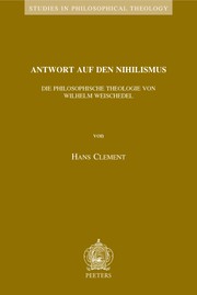 Antwort auf den Nihilismus by Hans Clement