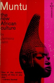 Cover of: Muntu: an outline of the new African culture.