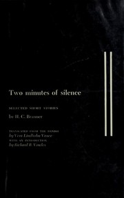 Cover of: Two minutes of silence: selected short stories.