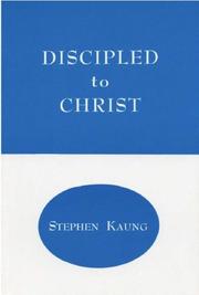 Cover of: Discipled to Christ