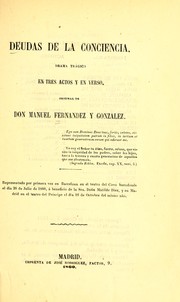 Cover of: Deudas de la conciencia by Manuel Fernández y González